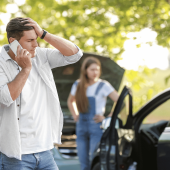 Accidente de tráfico leve